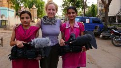 In 2013, filmmaker Yanie Dupont-Hébert travelled to India, where she gave documentary workshops. Photo: Fabien Côté